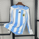 Camisa Seleção Argentina Retrô 2006 Manga Longa