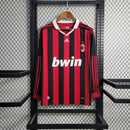 Camisa Milan Retrô 09/10 Manga Longa