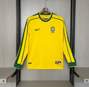 Camisa Seleção Brasileira Retrô 1998 Manga Longa