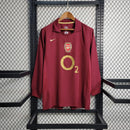 Camisa Retrô Arsenal Total 90 2005 Manga Longa