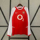 Camisa Arsenal Retrô 02/04 Manga Longa