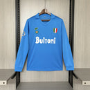 Camisa Napoli Manga Longa Retrô 1987/1988