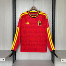 Camisa Bélgica Manga Longa 2026 COPA DO MUNDO