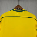 Camisa Seleção Brasileira Retrô 1998 Manga Longa