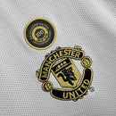 Camisa Manchester United Retro 2001/02 Dupla face Manga Longa