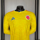 Camisa Colombia Manga Longa Modelo Jogador 2026 COPA DO MUNDO
