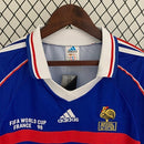 Camisa Seleção Franã Retrô 1998 Manga Longa