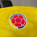 Camisa Colombia Manga Longa Modelo Jogador 2026 COPA DO MUNDO