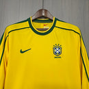 Camisa Seleção Brasileira Retrô 1998 Manga Longa