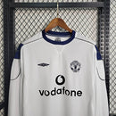 Camisa Manchester United 1999 Retrô Manga Longa