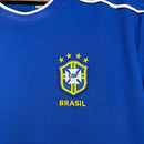 Camisa Seleção Brasileira Manga Longa Retrô 1998 Away