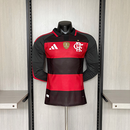 Camisa Flamengo Manga Longa 2026 Modelo Jogador + Patch Campeão Libertadores