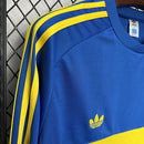 Camisa Boca Juniors Retrô 1981 Manga Longa