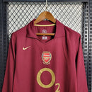 Camisa Retrô Arsenal Total 90 2005 Manga Longa