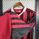 Camisa Milan Retrô 09/10 Manga Longa