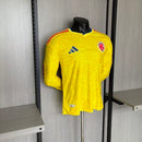 Camisa Colombia Manga Longa Modelo Jogador 2026 COPA DO MUNDO