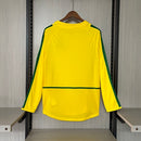 Camisa Seleção Brasileira Manga Longa Retrô 2002