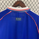 Camisa Seleção Franã Retrô 1998 Manga Longa