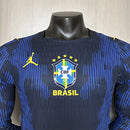 Camisa Brasil x Jordan 2026 Manga Longa Versão Jogador