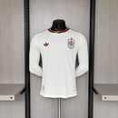 Camisa Espanha Away 2026 Versão jogador Manga Longa